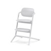Cybex Lemo 3-in-1 - zestaw wysokiego krzesełka z Baby Set i tacką, regulacja jedną ręką bez narzędzi, od 6 miesięcy • All White