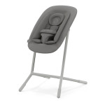 Cybex Lemo 4-in-1 - zestaw wysokiego krzesełka z Bouncerem, Baby Set i tacką, od urodzenia, regulacja jedną ręką bez narzędzi • Suede Grey