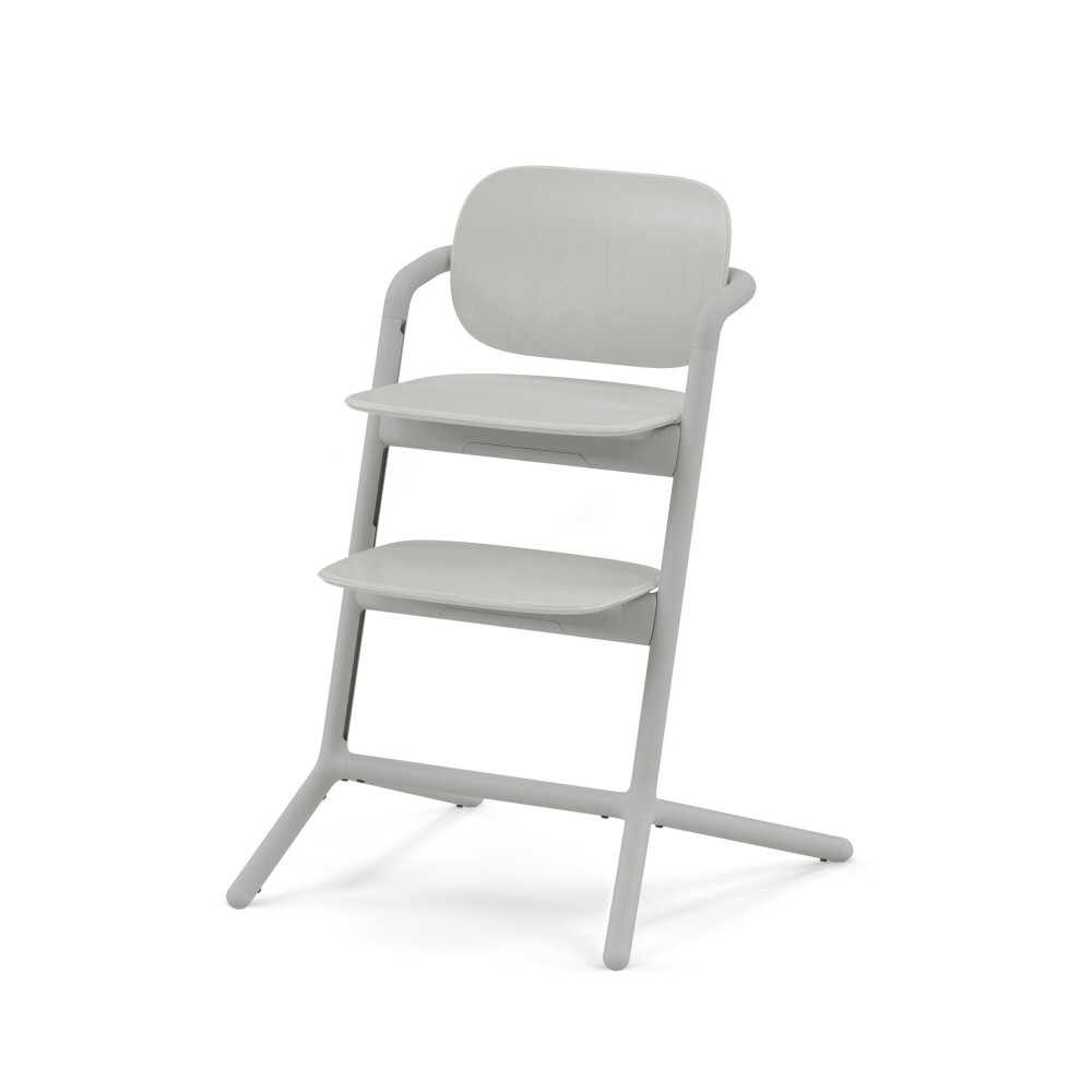 Cybex Lemo 4-in-1 - zestaw wysokiego krzesełka z Bouncerem, Baby Set i tacką, od urodzenia, regulacja jedną ręką bez narzędzi • Suede Grey