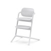 Cybex Lemo 4-in-1 - zestaw wysokiego krzesełka z Bouncerem, Baby Set i tacką, od urodzenia, regulacja jedną ręką bez narzędzi • All White