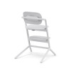 Cybex Lemo 4-in-1 - zestaw wysokiego krzesełka z Bouncerem, Baby Set i tacką, od urodzenia, regulacja jedną ręką bez narzędzi • All White