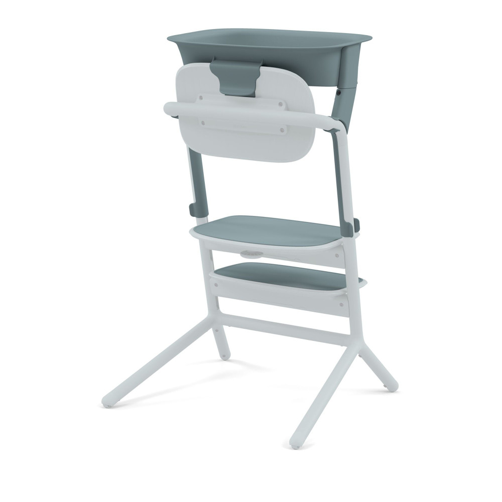 Cybex Lemo Training Tower - dodatek zamieniający krzesełko Lemo w wieżę edukacyjną, od 1 roku, montaż jedną ręką, krzesełko sprzedawane osobno • Stone Blue