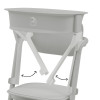 Cybex Lemo Training Tower - dodatek zamieniający krzesełko Lemo w wieżę edukacyjną, od 1 roku, montaż jedną ręką, krzesełko sprzedawane osobno • Suede Grey