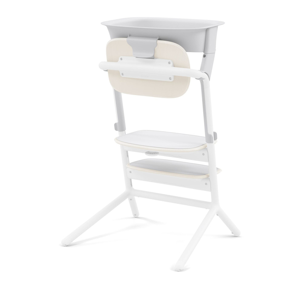 Cybex Lemo Training Tower - dodatek zamieniający krzesełko Lemo w wieżę edukacyjną, od 1 roku, montaż jedną ręką, krzesełko sprzedawane osobno • All White