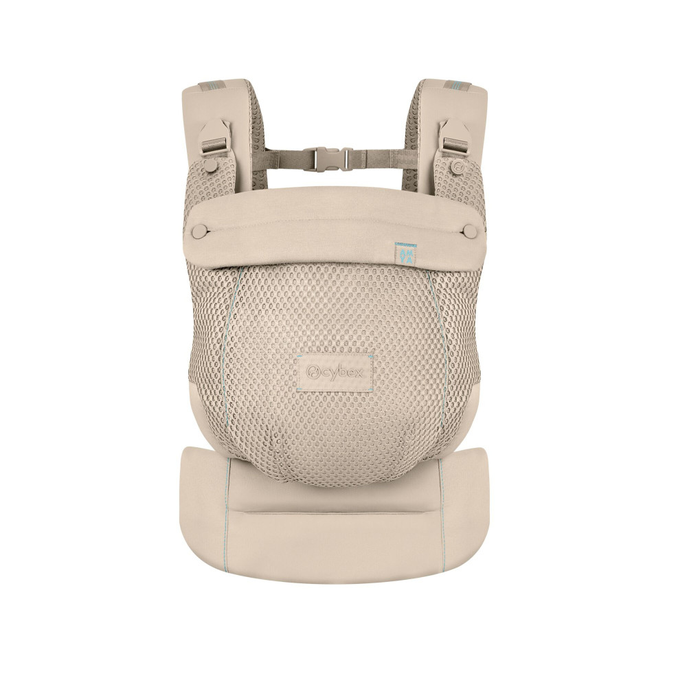 Cybex Amya - ergonomiczne nosidełko dla dzieci od urodzenia do ok. 3 lat, cztery pozycje noszenia, oddychająca siateczka 3D • Almond Beige