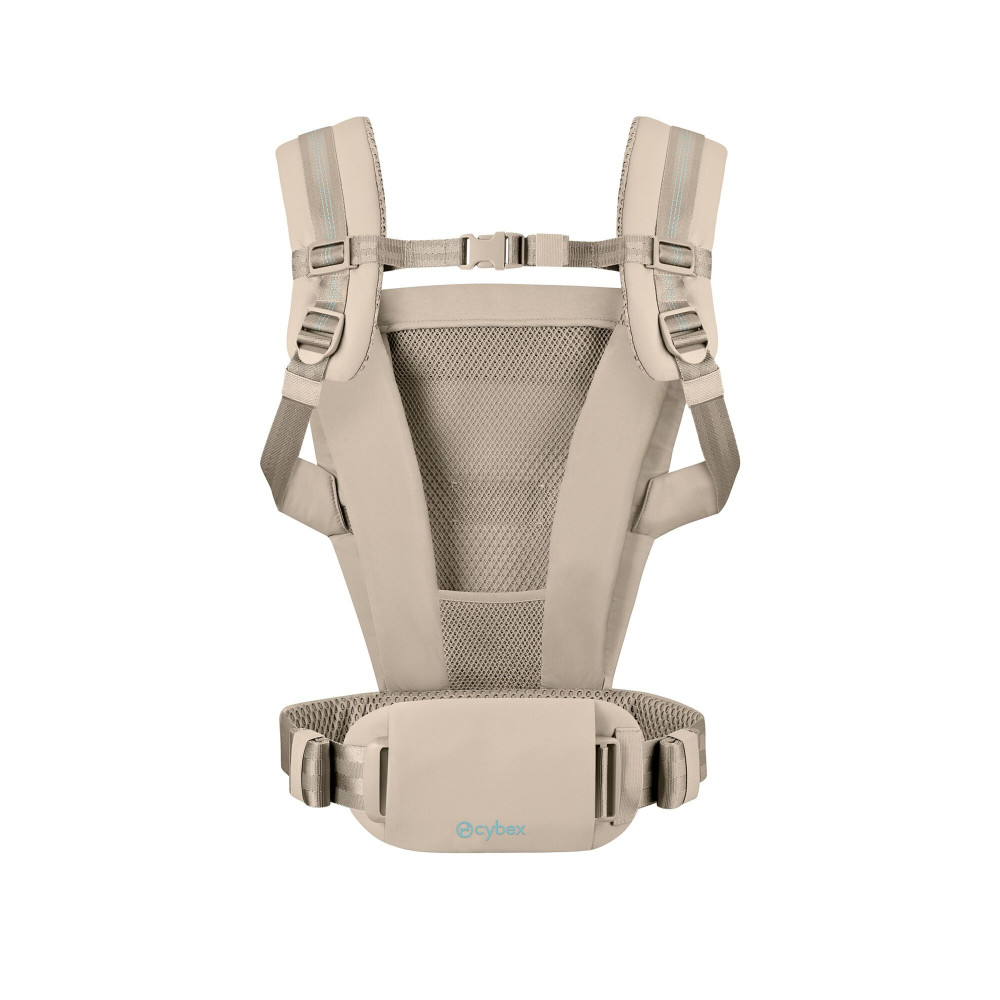 Cybex Amya - ergonomiczne nosidełko dla dzieci od urodzenia do ok. 3 lat, cztery pozycje noszenia, oddychająca siateczka 3D • Almond Beige