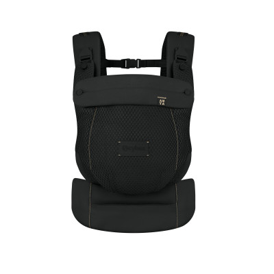 Cybex Amya - ergonomiczne nosidełko dla dzieci od urodzenia do ok. 3 lat, cztery pozycje noszenia, oddychająca siateczka 3D • Magic Black