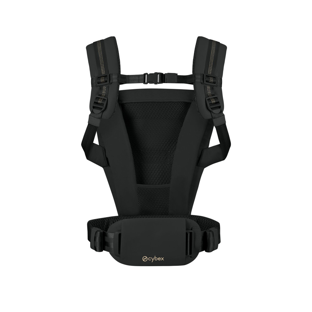 Cybex Amya - ergonomiczne nosidełko dla dzieci od urodzenia do ok. 3 lat, cztery pozycje noszenia, oddychająca siateczka 3D • Magic Black
