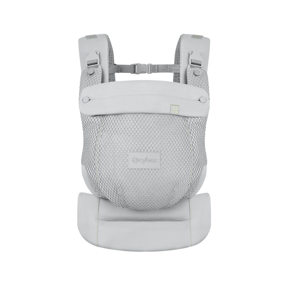 Cybex Amya - ergonomiczne nosidełko dla dzieci od urodzenia do ok. 3 lat, cztery pozycje noszenia, oddychająca siateczka 3D • Fog Grey