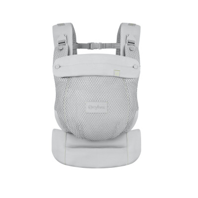 Cybex Amya - ergonomiczne nosidełko dla dzieci od urodzenia do ok. 3 lat, cztery pozycje noszenia, oddychająca siateczka 3D • Fog Grey