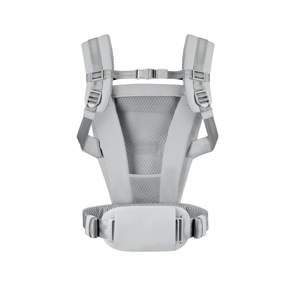 Cybex Amya - ergonomiczne nosidełko dla dzieci od urodzenia do ok. 3 lat, cztery pozycje noszenia, oddychająca siateczka 3D • Fog Grey