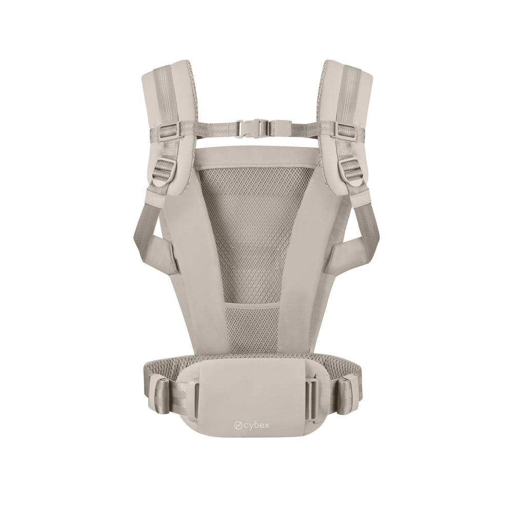 Cybex Amya - ergonomiczne nosidełko dla dzieci od urodzenia do ok. 3 lat, cztery pozycje noszenia, oddychająca siateczka 3D • Dune Grey
