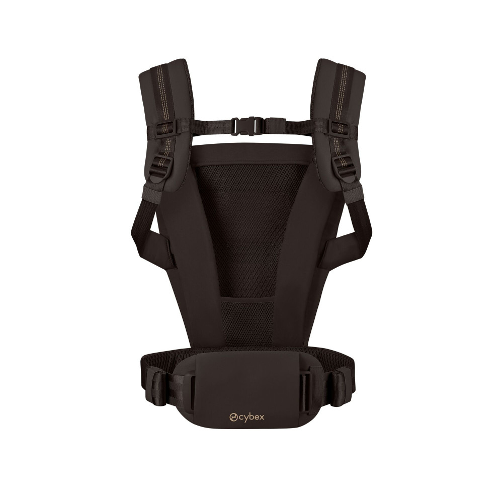 Cybex Amya - ergonomiczne nosidełko dla dzieci od urodzenia do ok. 3 lat, cztery pozycje noszenia, oddychająca siateczka 3D • Chocolate Brown