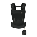 Cybex Laya - ergonomiczne nosidełko dla dzieci od urodzenia do ok. 3 lat, z kieszenią kangurka i odpinaną portmonetką, magnetyczne klamry • Magic Black