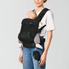 Cybex Laya - ergonomiczne nosidełko dla dzieci od urodzenia do ok. 3 lat, z kieszenią kangurka i odpinaną portmonetką, magnetyczne klamry • Magic Black