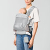 Cybex Laya - ergonomiczne nosidełko dla dzieci od urodzenia do ok. 3 lat, z kieszenią kangurka i odpinaną portmonetką, magnetyczne klamry • Fog Grey