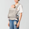Cybex Laya - ergonomiczne nosidełko dla dzieci od urodzenia do ok. 3 lat, z kieszenią kangurka i odpinaną portmonetką, magnetyczne klamry • Dune Grey