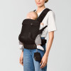 Cybex Laya - ergonomiczne nosidełko dla dzieci od urodzenia do ok. 3 lat, z kieszenią kangurka i odpinaną portmonetką, magnetyczne klamry • Chocolate Brown