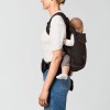 Cybex Laya - ergonomiczne nosidełko dla dzieci od urodzenia do ok. 3 lat, z kieszenią kangurka i odpinaną portmonetką, magnetyczne klamry • Chocolate Brown