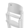 Cybex Click & Fold - składane wysokie krzesło z drewna bukowego, regulowane siedzisko i podnóżek, bez Baby Setu i tacki • All White