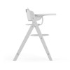Cybex Click & Fold 3-in-1 - składane krzesełko z drewna bukowego z Baby Setem i tacką, od 6. miesiąca życia, zestaw 3 w 1 • All White