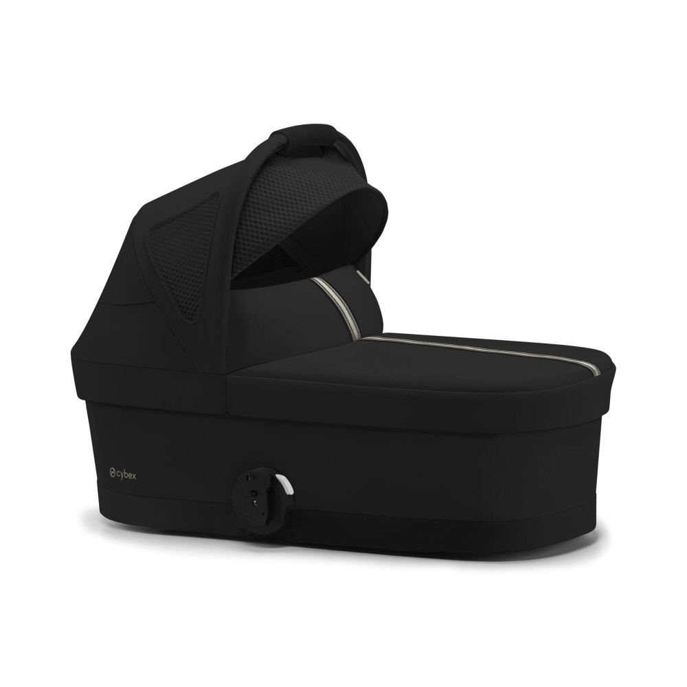 Cybex Cot S - люлька (без рами) для певних колясок Cybex Gold, зокрема Avi Spin, від народження приблизно до 6 місяців • Moon Black