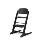 Cybex Iris - wysokie krzesełko z drewna bukowego od 3 lat, regulowane siedzisko i podnóżek • Stunning Black