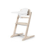 Cybex Iris 3-in-1 - wysokie krzesełko z drewna bukowego z Baby Setem i tacką, od 6. miesiąca życia • All Natural Light