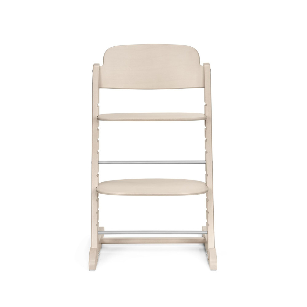 Cybex Iris 3-in-1 - wysokie krzesełko z drewna bukowego z Baby Setem i tacką, od 6. miesiąca życia • All Natural Light