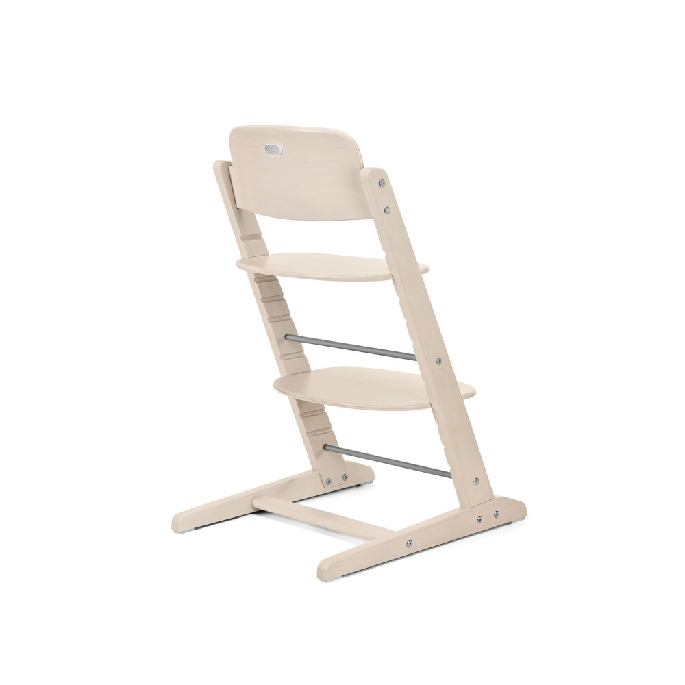 Cybex Iris 3-in-1 - wysokie krzesełko z drewna bukowego z Baby Setem i tacką, od 6. miesiąca życia • All Natural Light