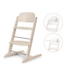 Cybex Iris 3-in-1 - wysokie krzesełko z drewna bukowego z Baby Setem i tacką, od 6. miesiąca życia • All Natural Light