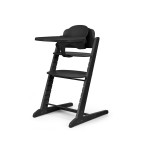 Cybex Iris 3-in-1 - wysokie krzesełko z drewna bukowego z Baby Setem i tacką, od 6. miesiąca życia • Stunning Black