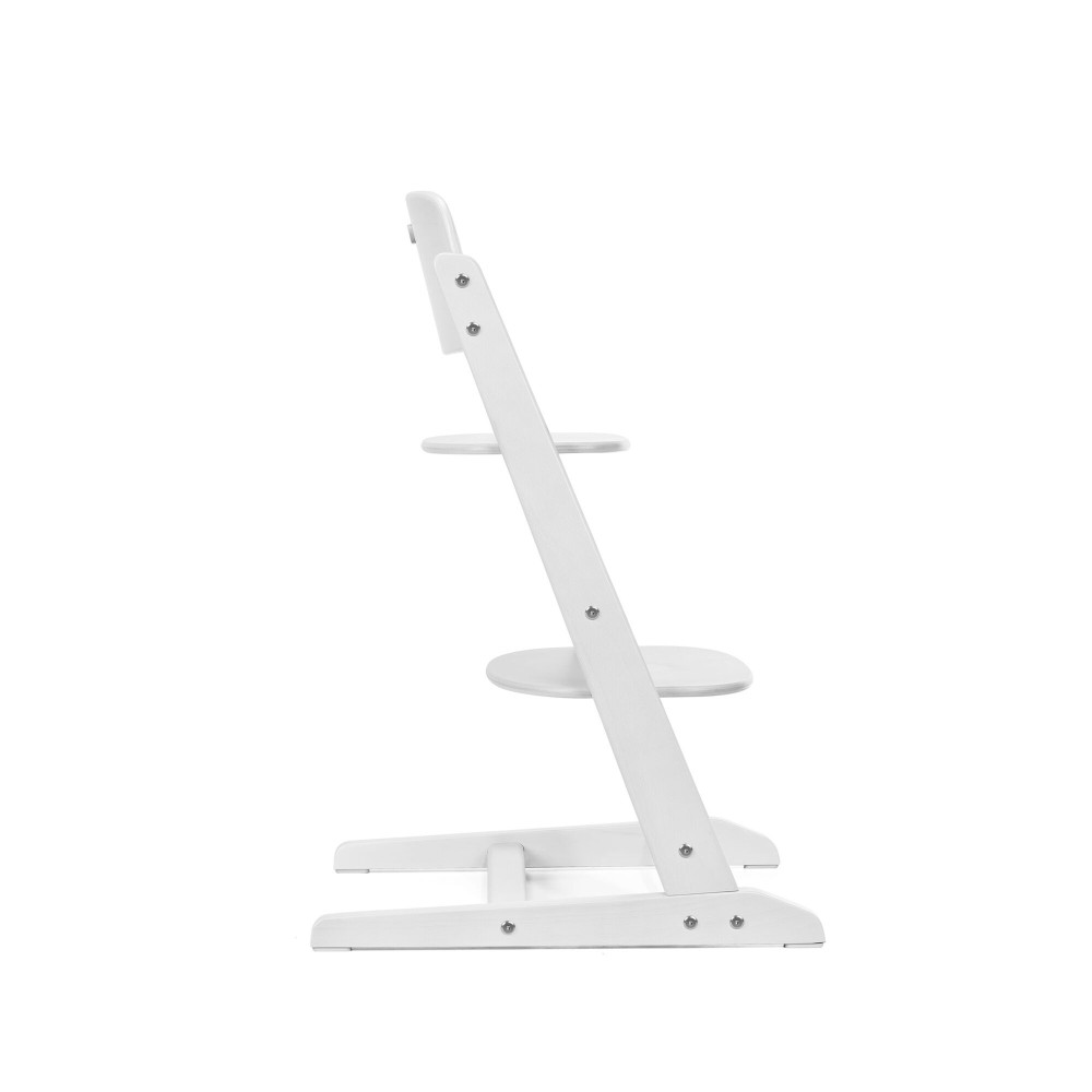 Cybex Iris 3-in-1 - wysokie krzesełko z drewna bukowego z Baby Setem i tacką, od 6. miesiąca życia • All White