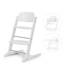 Cybex Iris 3-in-1 - wysokie krzesełko z drewna bukowego z Baby Setem i tacką, od 6. miesiąca życia • All White