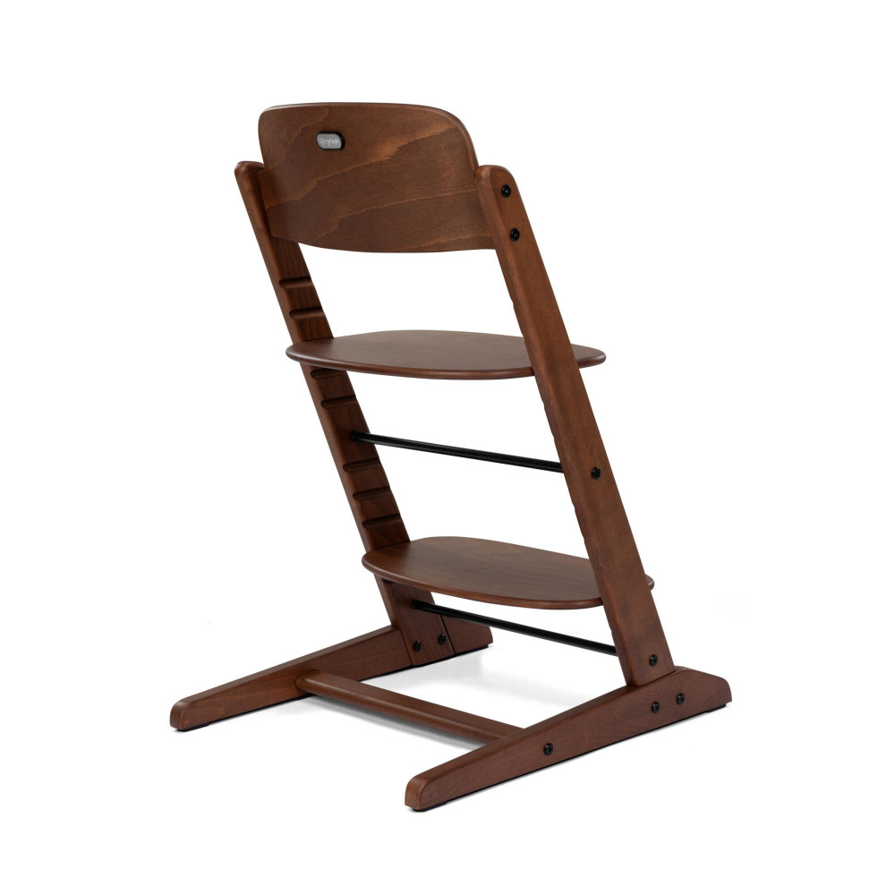 Cybex Iris 3-in-1 - wysokie krzesełko z drewna bukowego z Baby Setem i tacką, od 6. miesiąca życia • All Natural Dark