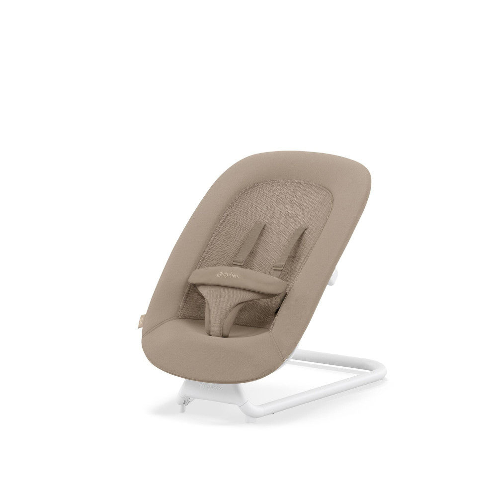 Cybex Gold Bouncer - bujaczek dla niemowląt ze stelażem i regulowanym oparciem, od urodzenia • Almond Beige