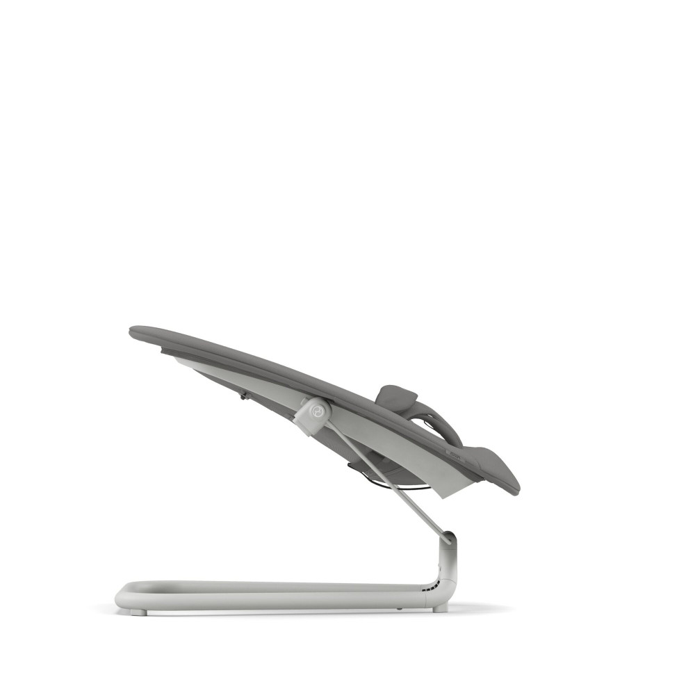 Cybex Gold Bouncer - bujaczek dla niemowląt ze stelażem i regulowanym oparciem, od urodzenia • Suede Grey
