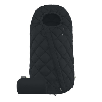Cybex Snogga 2 - uniwersalny całoroczny śpiworek do wózka, TOG 4, wypełnienie 3M Thinsulate z recyklingu • Moon Black
