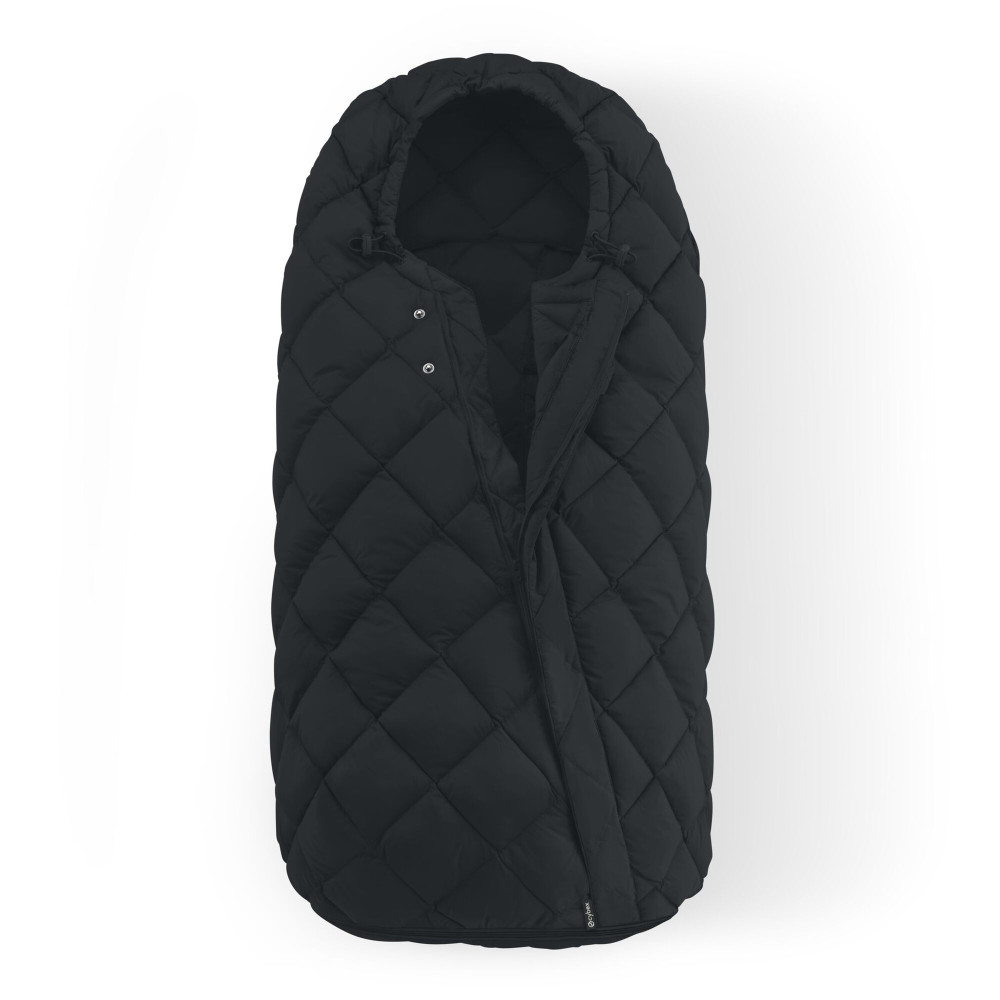 Cybex Snogga 2 - uniwersalny całoroczny śpiworek do wózka, TOG 4, wypełnienie 3M Thinsulate z recyklingu • Moon Black