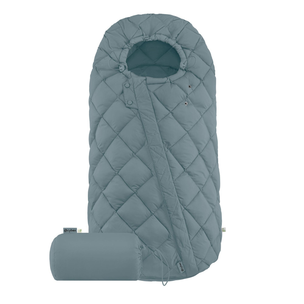 Cybex Snogga 2 - uniwersalny całoroczny śpiworek do wózka, TOG 4, wypełnienie 3M Thinsulate z recyklingu • Sky Blue