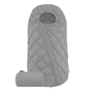 Cybex Snogga 2 - uniwersalny całoroczny śpiworek do wózka, TOG 4, wypełnienie 3M Thinsulate z recyklingu • Stone Grey