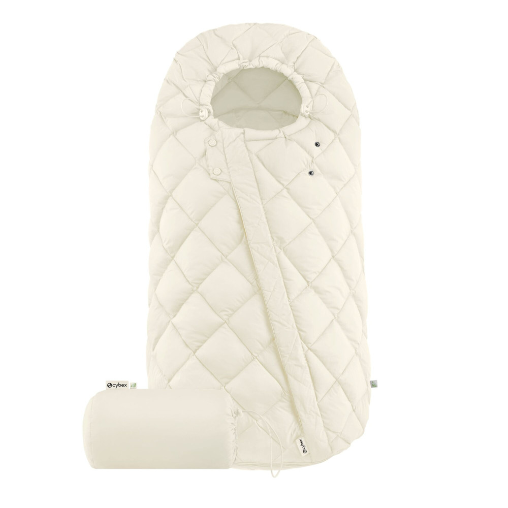 Cybex Snogga 2 - uniwersalny całoroczny śpiworek do wózka, TOG 4, wypełnienie 3M Thinsulate z recyklingu • Seashell Beige
