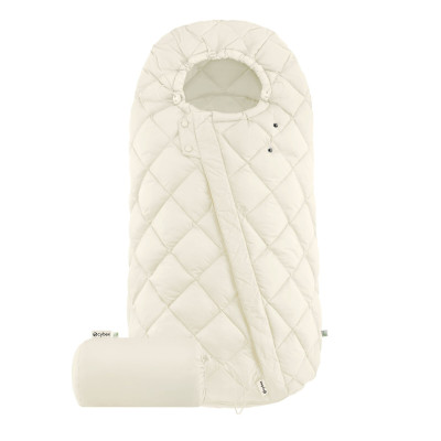 Cybex Snogga 2 - uniwersalny całoroczny śpiworek do wózka, TOG 4, wypełnienie 3M Thinsulate z recyklingu • Seashell Beige