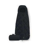 Cybex Snogga Mini 2 - uniwersalny całoroczny śpiworek do fotelika samochodowego dla niemowląt, TOG 4, wypełnienie 3M Thinsulate z recyklingu • Moon Black
