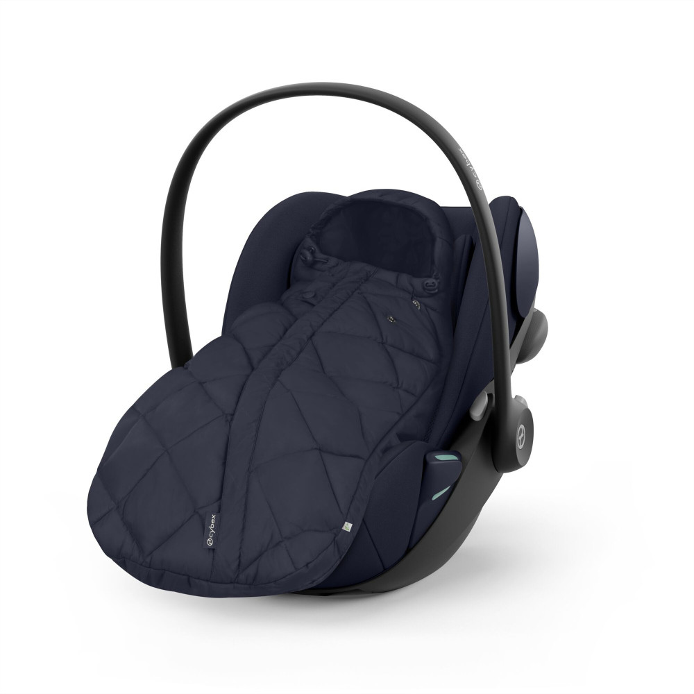 Cybex Snogga Mini 2 - uniwersalny całoroczny śpiworek do fotelika samochodowego dla niemowląt, TOG 4, wypełnienie 3M Thinsulate z recyklingu • Ocean Blue