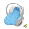 Cybex Snogga Mini 2 - uniwersalny całoroczny śpiworek do fotelika samochodowego dla niemowląt, TOG 4, wypełnienie 3M Thinsulate z recyklingu • Beach Blue