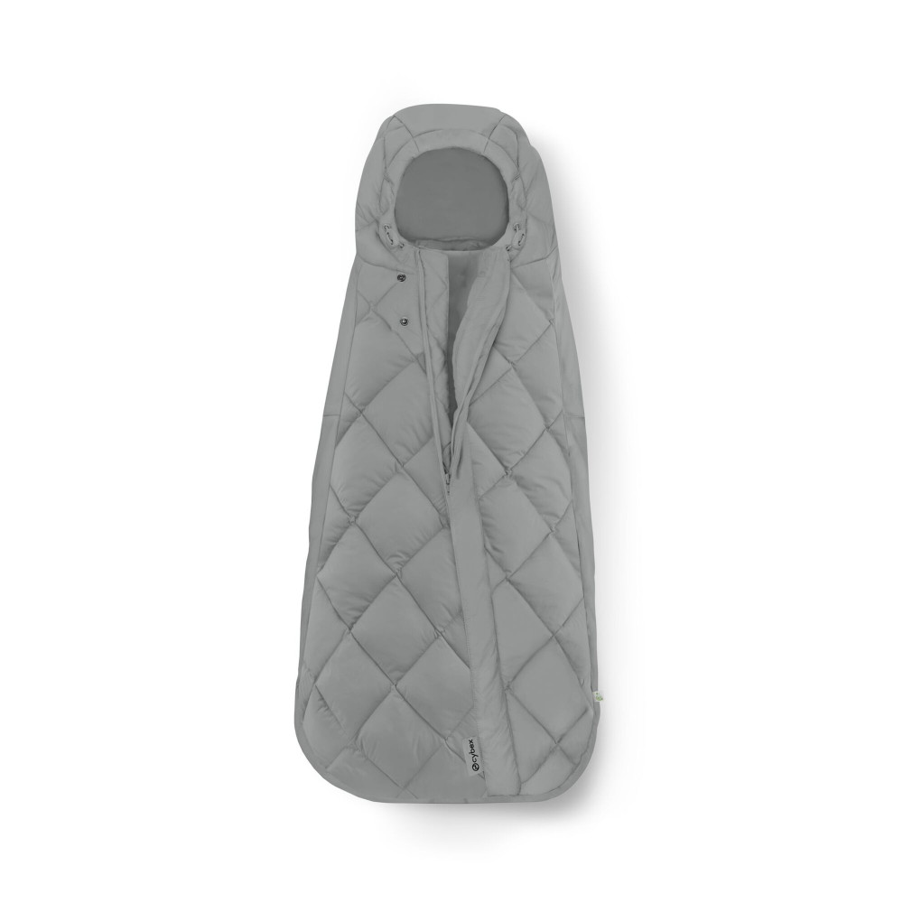 Cybex Snogga Mini 2 - uniwersalny całoroczny śpiworek do fotelika samochodowego dla niemowląt, TOG 4, wypełnienie 3M Thinsulate z recyklingu • Stone Grey