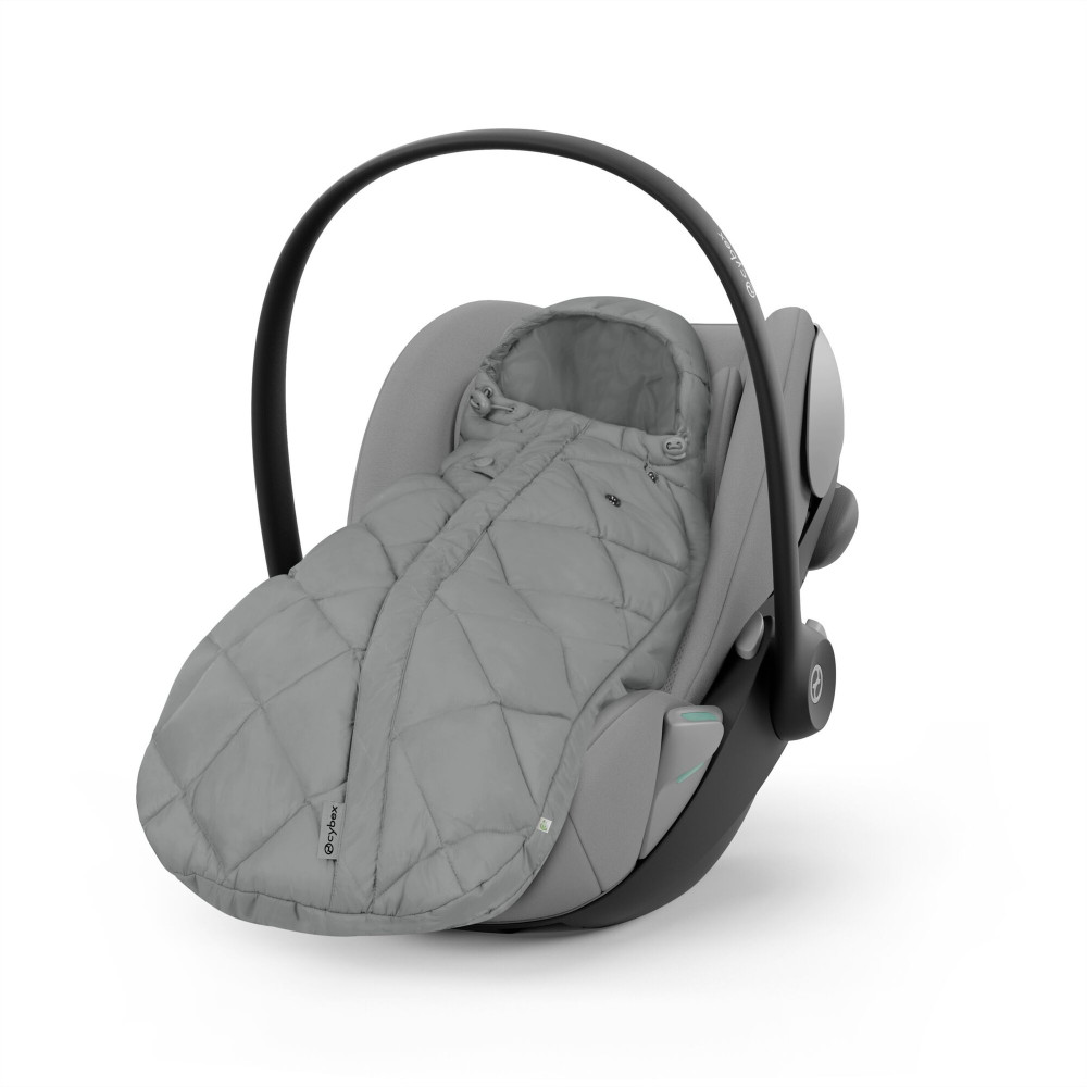 Cybex Snogga Mini 2 - uniwersalny całoroczny śpiworek do fotelika samochodowego dla niemowląt, TOG 4, wypełnienie 3M Thinsulate z recyklingu • Stone Grey