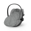 Cybex Snogga Mini 2 - uniwersalny całoroczny śpiworek do fotelika samochodowego dla niemowląt, TOG 4, wypełnienie 3M Thinsulate z recyklingu • Stone Grey