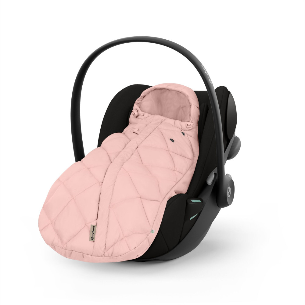 Cybex Snogga Mini 2 - uniwersalny całoroczny śpiworek do fotelika samochodowego dla niemowląt, TOG 4, wypełnienie 3M Thinsulate z recyklingu • Candy Pink